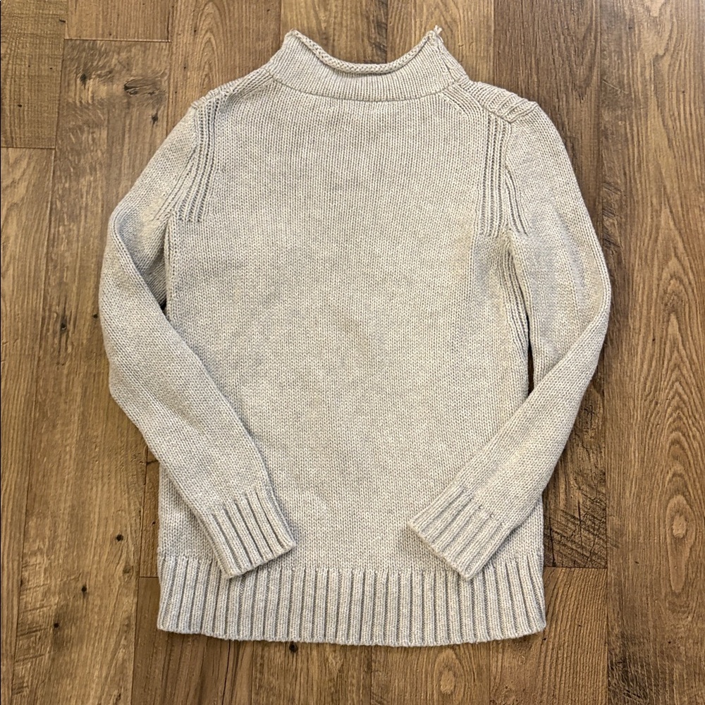 J. Crew Always 1988 rollneck sweater light Gray XS - Picture 7 of 8